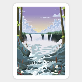 Waterfall Sticker